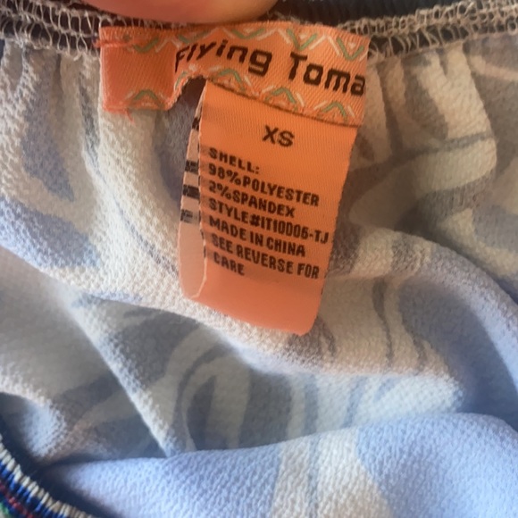 Flying Tomato Off the Shoulder Bell Sleeve Blouse - Picture 2 of 3